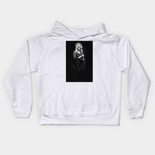 Trisha Yearwood BW Photograph Kids Hoodie